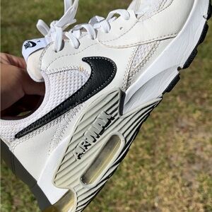Nike Women's Air Max White and Black Sneakers